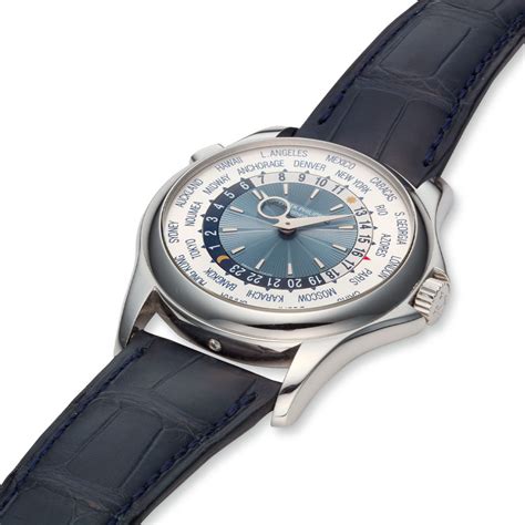 patek philippe platinum world time preço